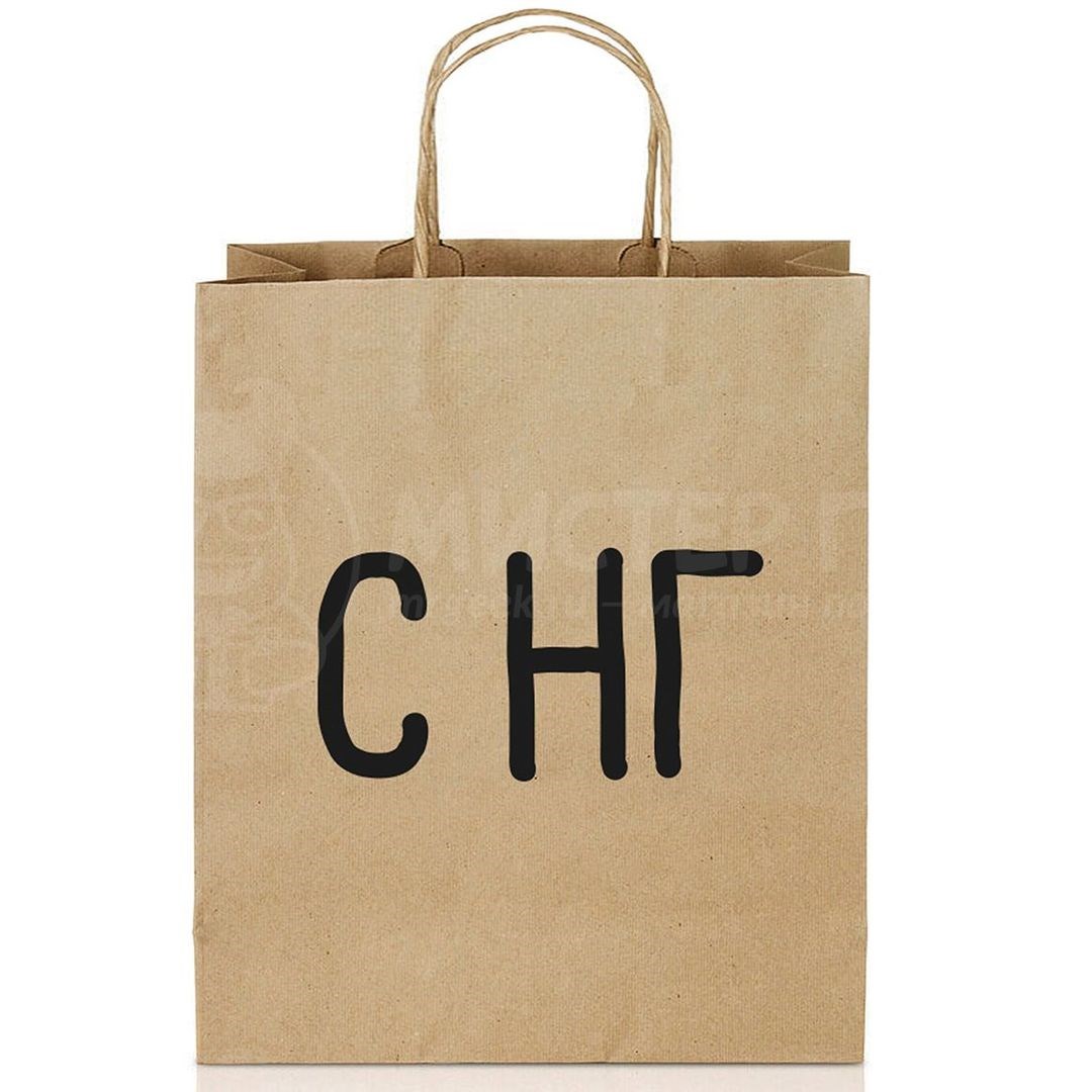 Подарочный пакет С НГ большой