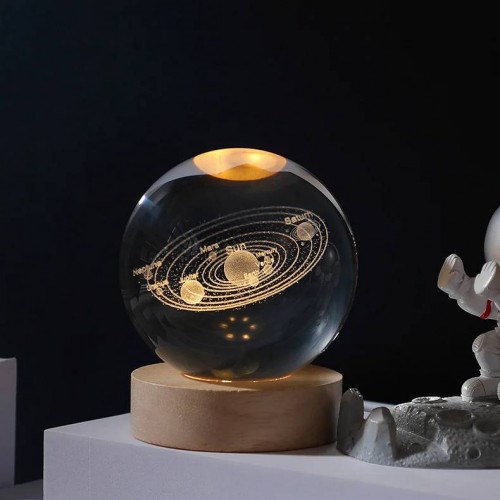 Светильник Хрустальный шар 'Солнечная система'