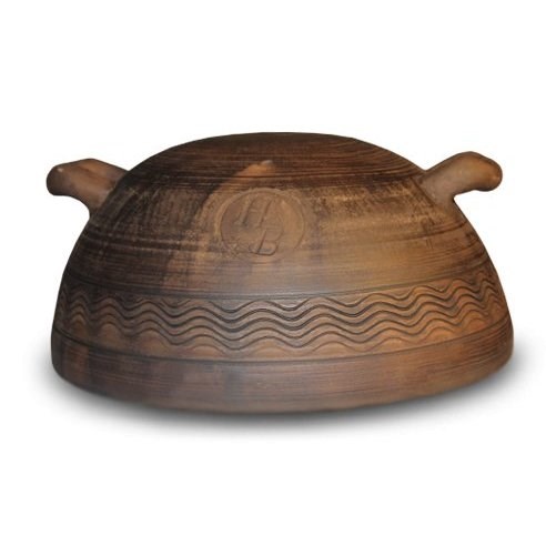 Глиняная форма-купол для выпечки хлеба для низких духовок