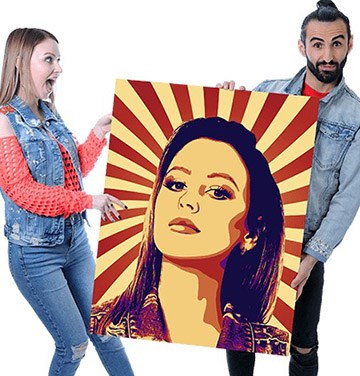 Портрет по фото в стиле Pop art за 1 день