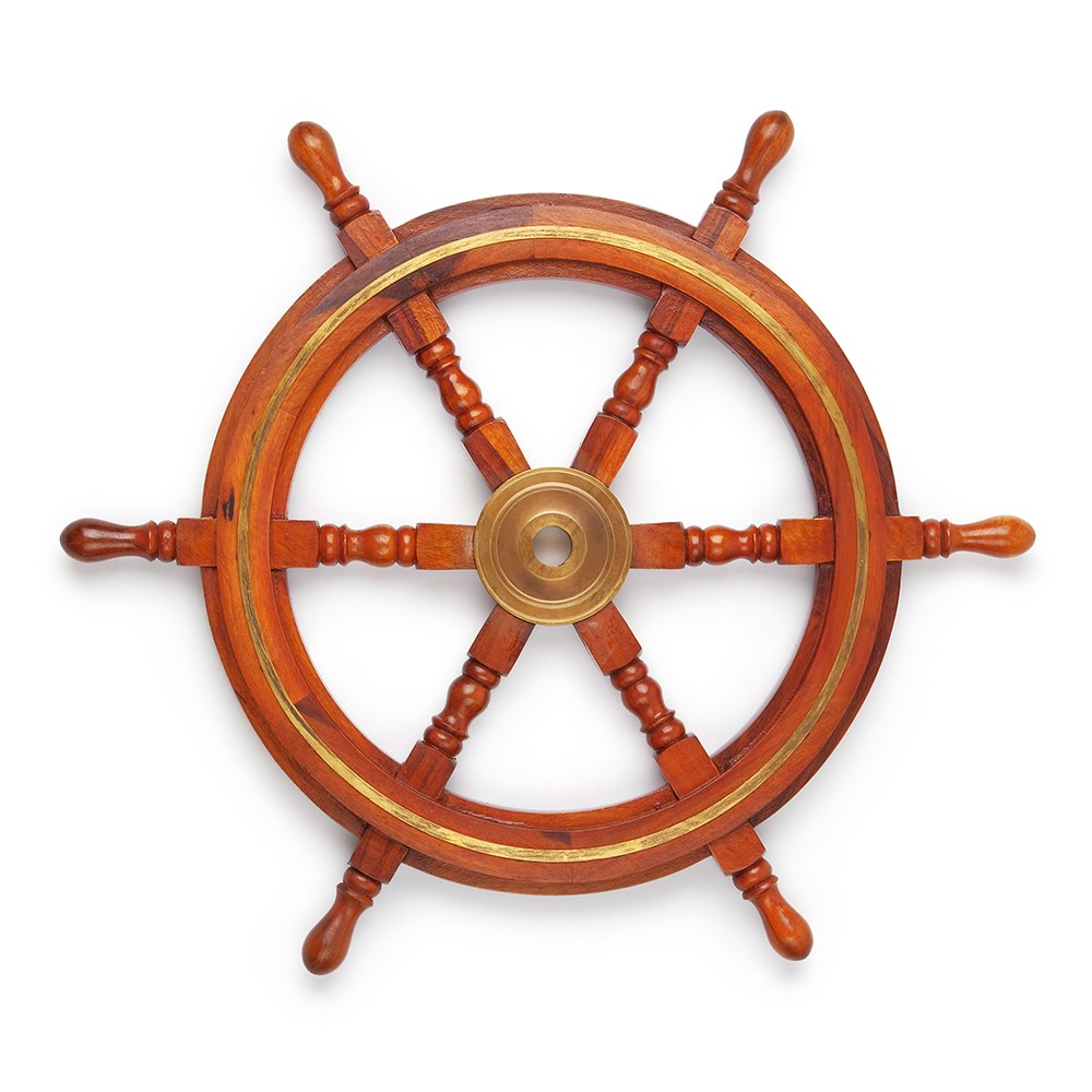 Штурвал декоративный 60 см