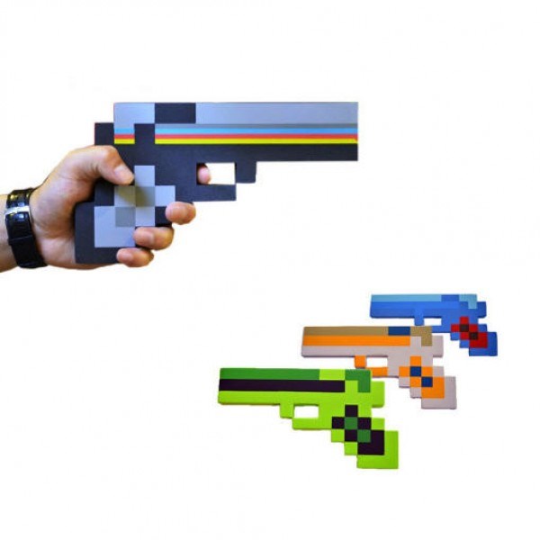 Пиксельный пистолет Minecraft | Игрушечное оружие | Подарки.ру