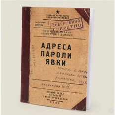 Блокнот Адреса пароли явки