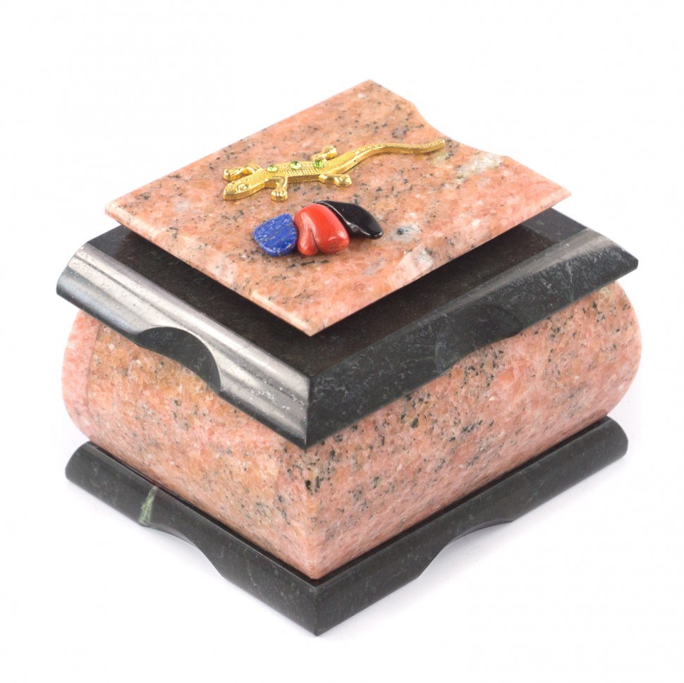 Шкатулка из розового мрамора Оригинал