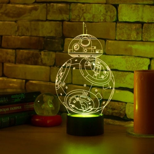 3D светильник «Робот BB-8»