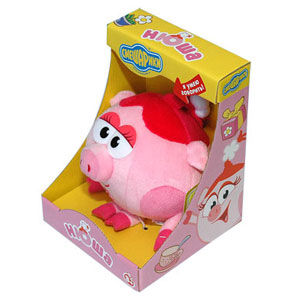 Смешарик Нюша в подарочнной упаковке.