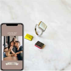 HI-TECH кольцо с живым посланием Mellish Жемчуг