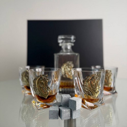 Набор для виски «Лошадь» в подарочной коробке