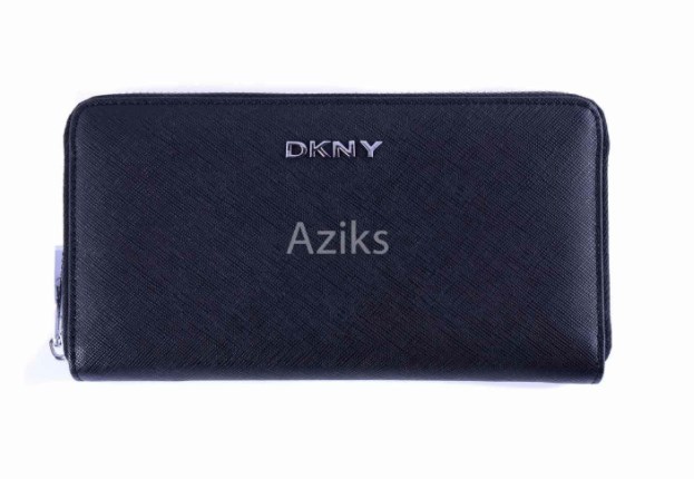 Черный кошелек DKNY