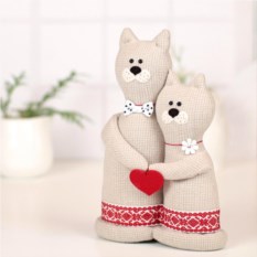 Подарок на свадьбу «Оберег котики Неразлучники»