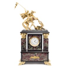 Часы Георгий Победоносец (эвдиалит)