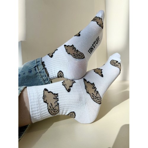 Носки белые «Капибара»