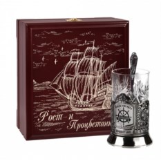 Подстаканник Корабль. Рост и процветание в шкатулке