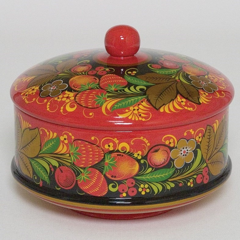 Коробка Хохлома