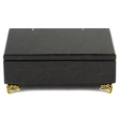 Шкатулка из черного змеевика