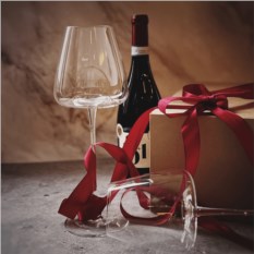 Подарочные бокалы-декантер JC( 2 шт.)