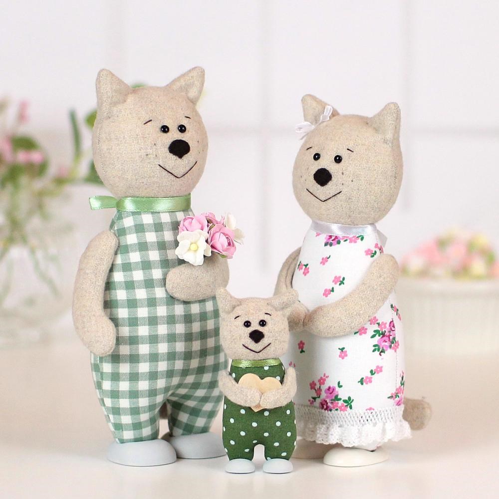 Подарок на годовщину свадьбы «Семья котиков»