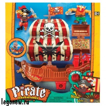 Игровой набор Битва за остров. Красный корабль