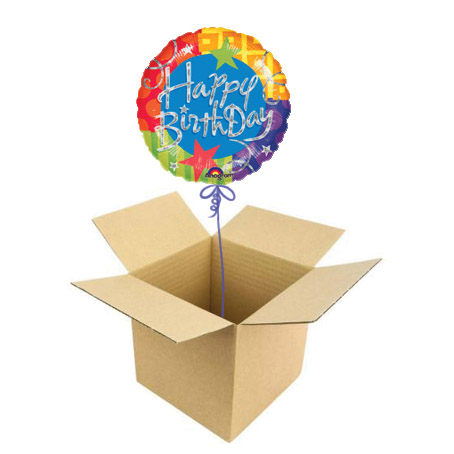 Шар в коробке Happy birthday