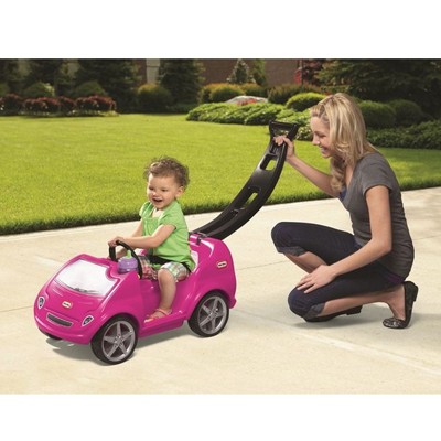 Каталка с ручкой розовая, Little Tikes