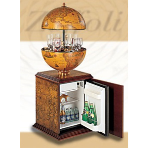 Глобус-бар с холодильником