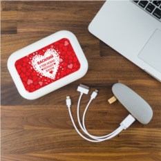 Пауэрбанк-камень «Люблю больше жизни»