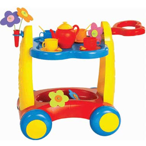 Сервировочный игровой столик на колесах GOWI