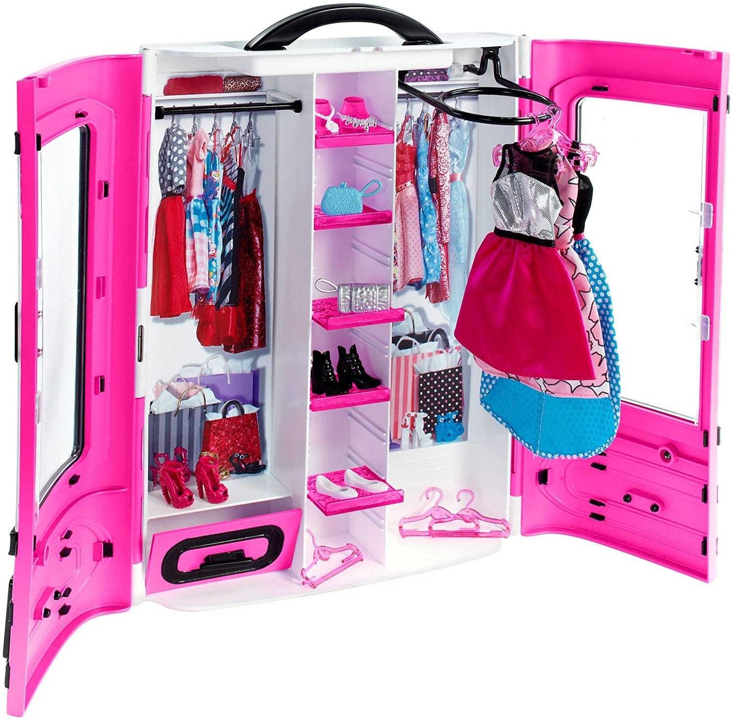 Barbie шкаф (dmt57) розовый