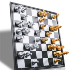 Шахматы магнитные "Цветные фигуры" маленькие