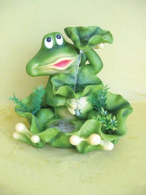 Фонтан Лягушка с листочками