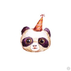 Открытка Happy Birthday Panda