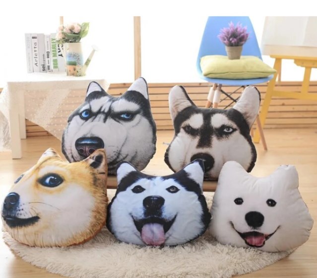 Декоративные подушки Мемные собаки (разные дизайны)