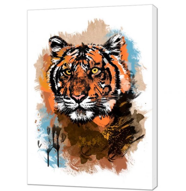 Картина на холсте Тигр, 50 х 70 см