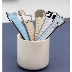 Деревянная линейка (разные дизайны)