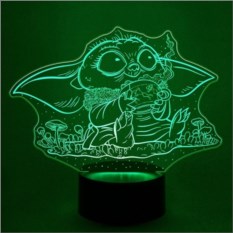 3D светильник «Маленький Йода»