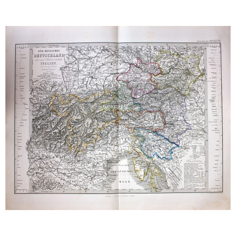 Карта «Германия и Италия»