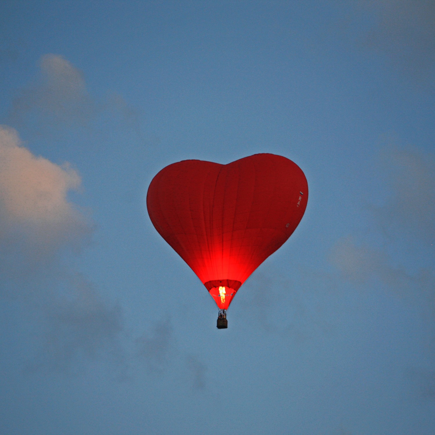 Воздушный шар «сердце»