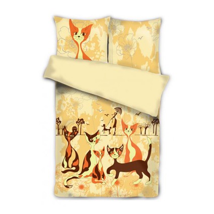 Постельное бельё «Кошки»