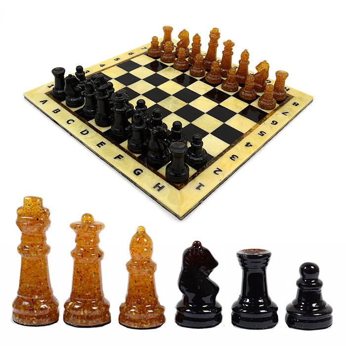 Шахматы из янтаря 255*255мм