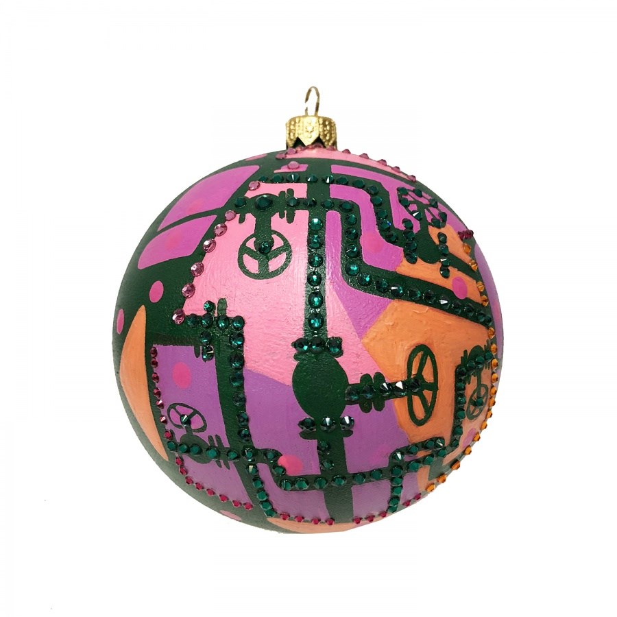 Новогодний шар Нефть 6