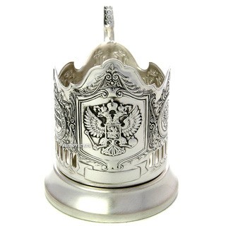 Подстаканник посеребренный «Герб»