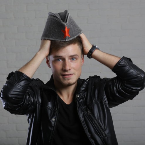 Шапка для бани Пилотка