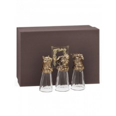 Набор лафитников-перевертышей Орел, Бык, Волк