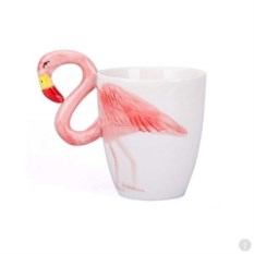 Кружка 3D Фламинго