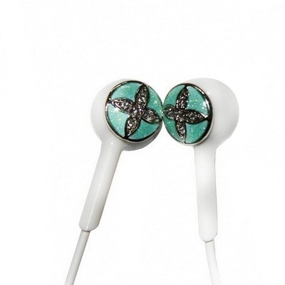 Модные французские наушники «Greeky Turquoise».