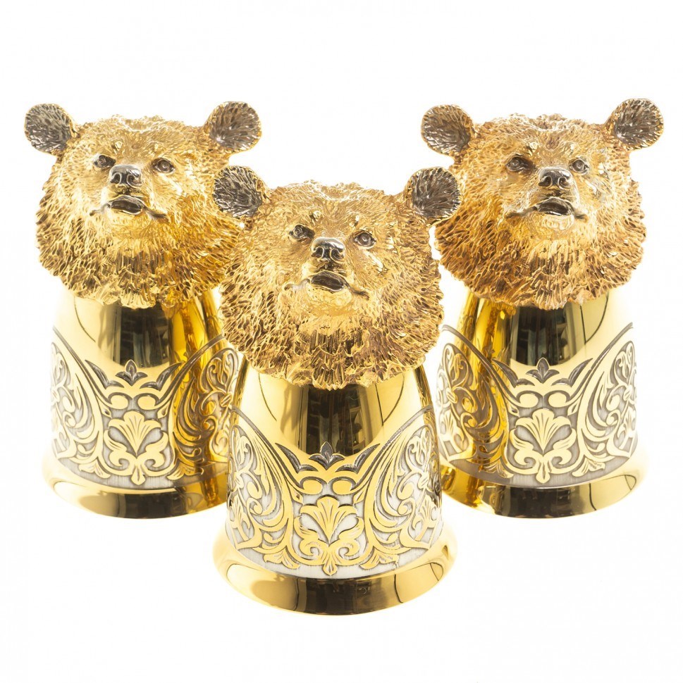 Стопки-перевертыши Медведь (3 штуки)