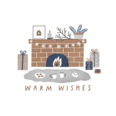 Открытка Warm Wishes