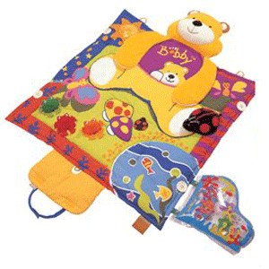 Развивающий коврик-кровать-сумка K's Kids
